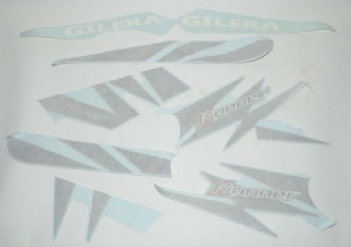 Gilera Runner stickerset - zig zag - carbon origineel